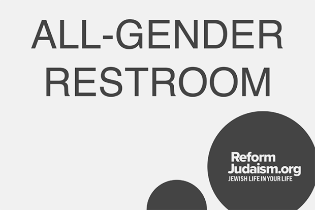 All Gender Restroom sign